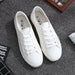 White Canvas Shoes for Women – Casual Sports Style White Shoes