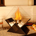 Diamond-Shaped Desktop Alcohol Fireplace Portable Indoor Outdoor Stove