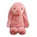 Embroidered Plush Bunny Doll with Long Ears – Soft Sleeping Toy for Babies