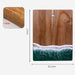 Resin Wave Pattern Wood Cutting Board for Kitchen Fruit and Steak Prep