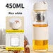 450ML Magnetic Glass Tea Infuser Bottle High Borosilicate Tumbler with Filter