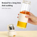 450ML Magnetic Glass Tea Infuser Bottle High Borosilicate Tumbler with Filter