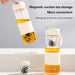 450ML Magnetic Glass Tea Infuser Bottle High Borosilicate Tumbler with Filter