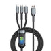 3-in-1 USB 100W Fast Charging Cable – Type-C, Micro USB & Lightning