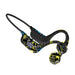 Graffiti Bone Conduction Bluetooth Earphones with Digital Display Card Slot Hanging Ear Design