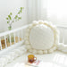 Sunflower Knitted Pillow Cover for Sofa - Thickened Waist Cushion for Living Room