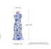 Mini Ceramic Blue and White Porcelain Vases – Cheongsam Style Home Decor Ornaments