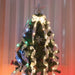 LED Ribbon String Lights - Decorative Christmas Tree Bow with Copper Wire