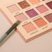 18-Color Desert Rose Matte And Pearlescent Eyeshadow Palette With Earth Tones