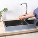 Silicone Sink Splash Guard with Suction Cups for Kitchen and Bathroom