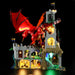 Red Dragon LED Display Lighting for Dungeon & Dragon Block Toys