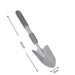 Planting Tools Home Gardening Flower Shovel Planting Small Shovel Silver Three-Piece Set