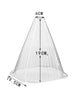 Set of 30 Reusable Plant Protection Tents Against Birds, Frost, and Snails