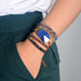 Lapis Lazuli Handmade Multi-Layered Natural Stone Beaded Bracelet