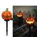 Halloween Outdoor Solar Garden Light Resin Skull Crow Decorative Light