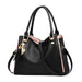 New Fashionable Simple Women's Bag Large Capacity PU Leather Handbag