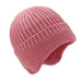 Hats Men's Autumn and Winter Woolen Hats Plush Thickened Knit Hats for Cold Weather