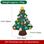 Christmas Tree Kids Home Wall Decoration Stickers Toy Pendant