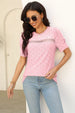 Patchwork Round Neck Pullover T-Shirt With Simple And Modern Aesthetic