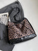 Leopard Print Convertible Crossbody Bag – Trendy Dual-Purpose Style