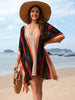 Women’s Hollow Spliced Beach Skirt Hoodie for Summer Bikini Cover-Up