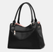 New Fashionable Simple Women's Bag Large Capacity PU Leather Handbag
