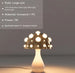 Dimmable Mushroom Desk Lamp – Decorative Bedside Light for Dorm or Bedroom