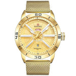 Luxury Men's Sports Watch – Stylish & Waterproof Mesh Design