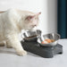 Pet Bowl Feeder – Adjustable Stainless Steel Cat & Dog Food Bowl