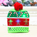 Knitted Christmas Hats with Colorful LED Lights for Adults & Kids