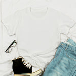 Women's Solid Color Round Neck Short-Sleeved Top