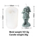 Christmas Dwarf Candle Molds 3D Santa Claus Scented Model Ornaments