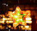 Festive LED Window Hanging Lights - Christmas Decorative Lights for Windows