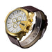 Military Quartz Watch for Men - Leather Watchband Sports Wristwatch