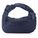 Woven Designer Handbag - Fashionable Cowhorn Knotted Bag for Stylish Carrying