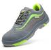 Men's Suede Leather Safety Shoes with Durable Anti-Slip Sole