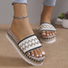 Open-Toe Platform Wedge Sandals for Women