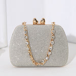 Little Love Diamond Chain Banquet Handbag Crossbody Small Square Bag