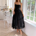 Women’s Casual Style Suspender Beach Dress with Relaxed Fit