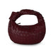 Woven Designer Handbag - Fashionable Cowhorn Knotted Bag for Stylish Carrying