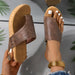 PU Leather Wedge Sandals Women's Casual Summer Footwear