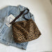 Leopard Print Adjustable Tote Bag – Women's Crossbody