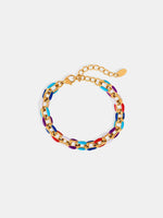 Premium Titanium Steel Drip Oil Bracelet with Niche Aesthetic