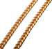 10mm Stainless Steel Leather Golden Medium Sized Dog Traction Chain