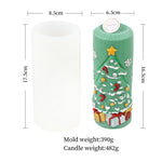 8 Nordic Style Christmas Santa Claus Candle Scented Candle Molds