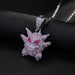 Personalized Cartoon Pendant Necklace - Fairy Geng Ghost Baokemeng Diamond Necklace Jewelry