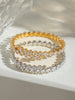 Stainless Steel Zircon Inlaid Bracelet for Women