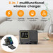 Tabletop 15W Fast Charging 5-in-1 Wireless Charger for iPhone and More