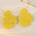 Exaggerated Yellow Earrings Fashion Daisy Flower Earrings Jewelry