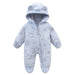 Baby Cartoon Hooded Jumpsuit – Warm & Cozy Crawling Suit
